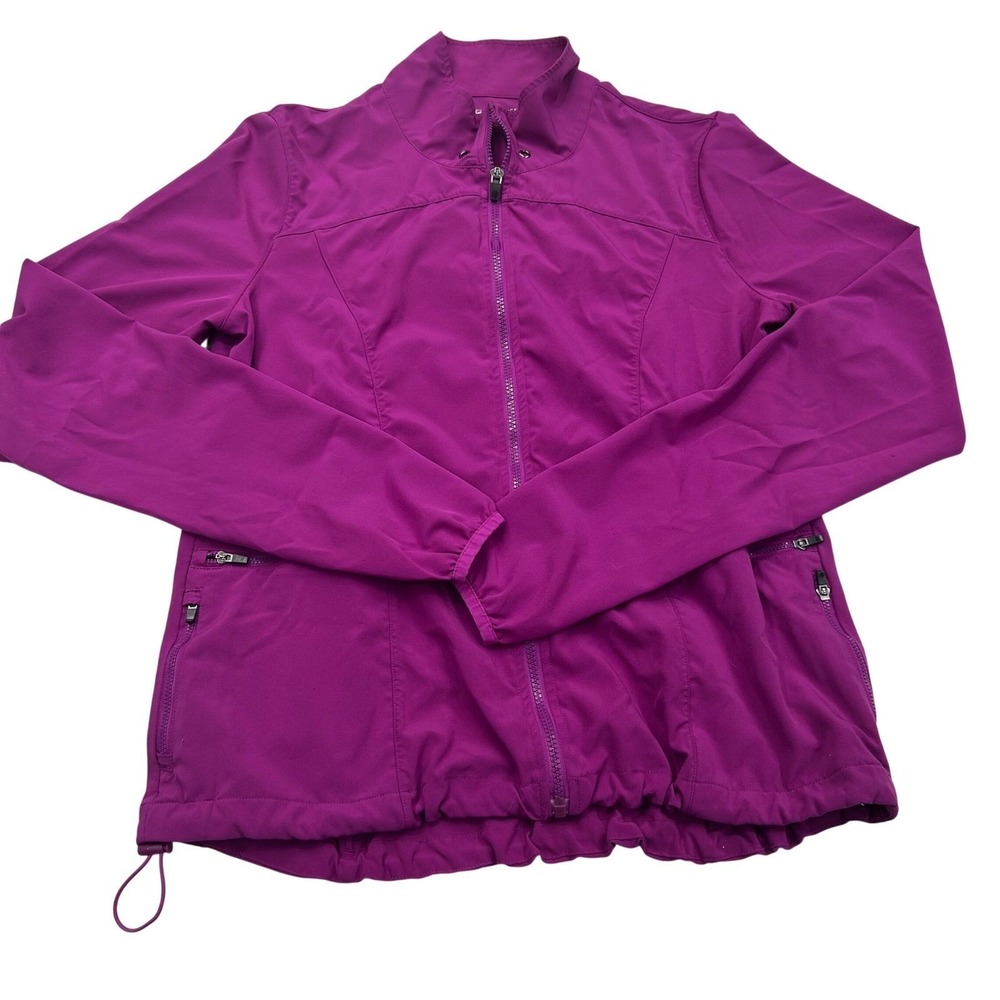 Fabletics Ninety Six Windbreaker Womens 12 XL Purple Athletic Jacket Performance